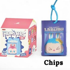 Labubu WackyMart Chips Squishy Charm